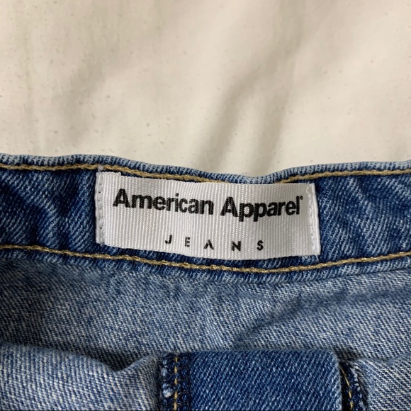 American Apparel Denim Button-up Skirt - Picture 3 of 4